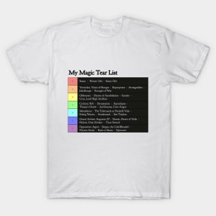 My Magic Commander "Tear" List T-Shirt